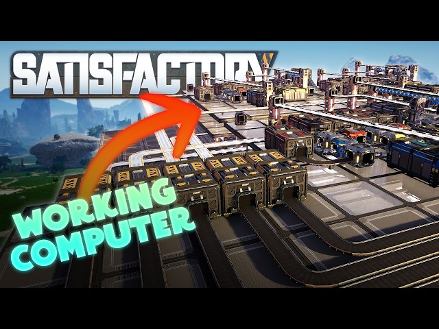 I Made a Computer Out Of CONVEYOR BELTS in Satisfactory