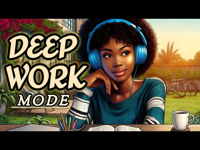 ⚡INSTANT FOCUS AFROBEATS | Deep Work Music for Productivity, Study & Flow