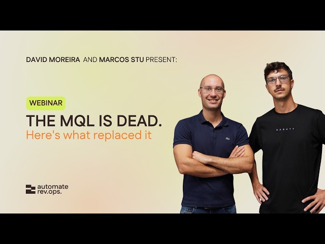 MQL is Dead. Long Live the Demand Compass | automate rev.ops.
