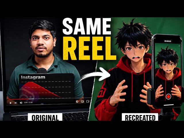  I Recreated a Viral Reel of @TubeSensei Using Only My Phone!🔥 | 