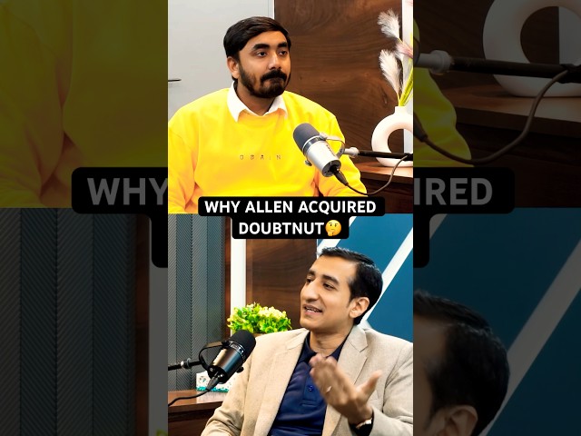 Why Allen Acquired Doubtnut..?? What’s Future Plan🤔 | 🎙️ft. GT Sir | #allen #doubtnut