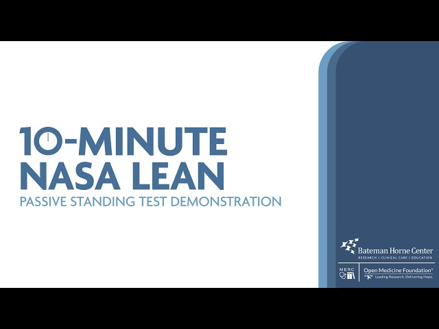 10-Minute NASA Lean Test (Passive Standing)