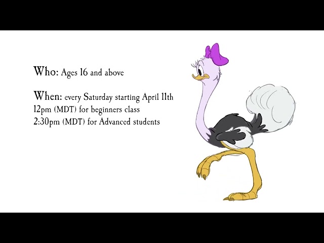 Animation mentoring by Disney Veteran Animator Scott T. Petersen