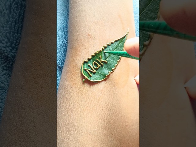 stylish leaf 🍁 tattoo designs #stylish #viralshorts #viralvideo #trandingshorts #youtubeshorts #art