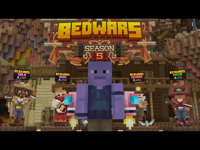 I'M LIVE. HIVE BEDWARS SEASON 5.