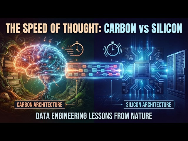 The Speed of Thought: Carbon vs. Silicon Computing (Lessons for DataEngineering)