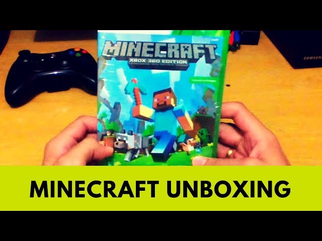 Minecraft XBOX 360 Edition Unboxing