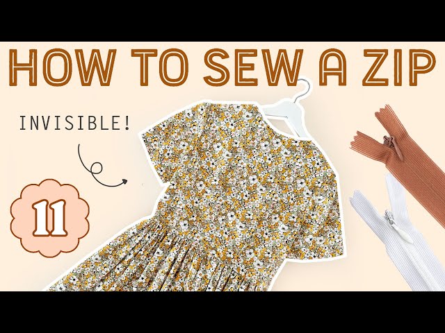 How To Sew a Zip (Step-By-Step) | Sewing for Beginners Episode #11