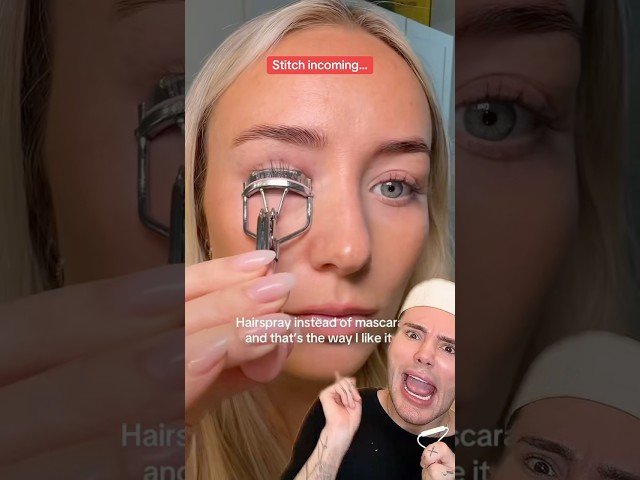 VIRAL EYELASHES HACK!😱 #eyelashes #lashes #lashextensions #mascara #beautyhacks #beautytips