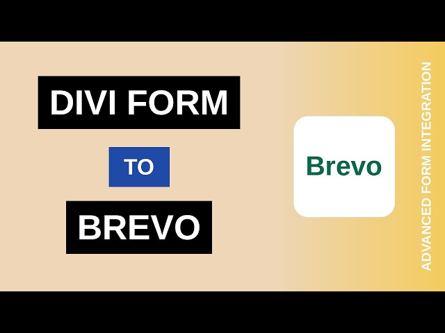 Divi Form to Brevo Integration Tutorial | AFI