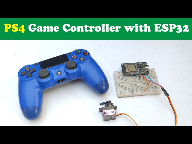 How to Use PS4 Controller with ESP32 | Control Servo Motor with PS4
