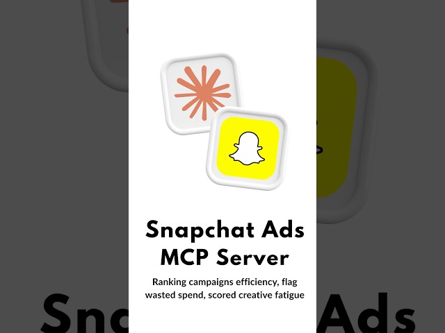 Claude Fable 5.1 audited my Snapchat Ads 🤯   #snapchatads #claude #mcp