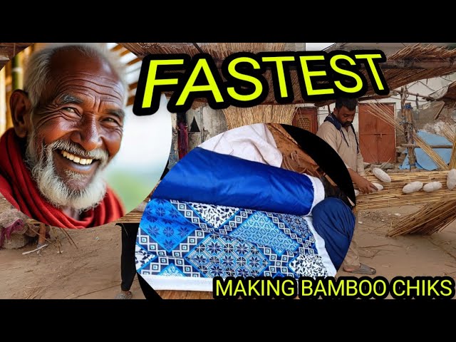 HAND MADE BAMBOO BLINDS CHIKS| AMAZING TECHNOLOGY OF BAMBOO CHIKS MAKING|BAMBOO CHIKS #CHiks