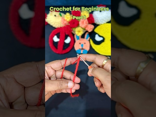 Crochet for beginners - Part 1: Chain. #crochetchain #crochettutorial #cute #crochet #handmade #diy