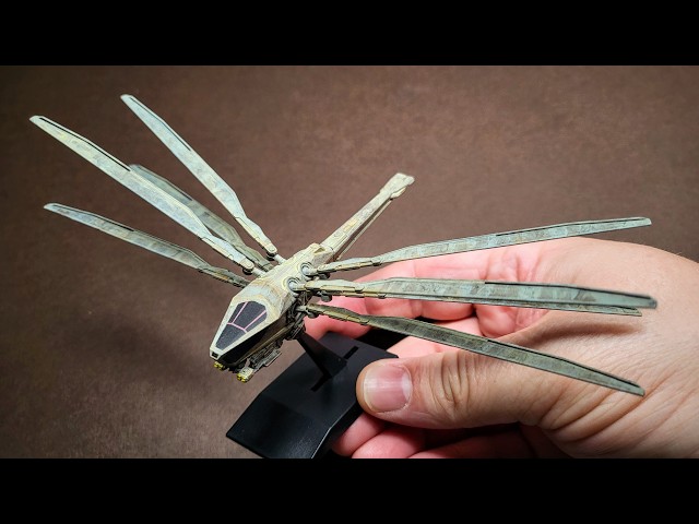 How to detail the miniature Atreides Ornithopter from Dune