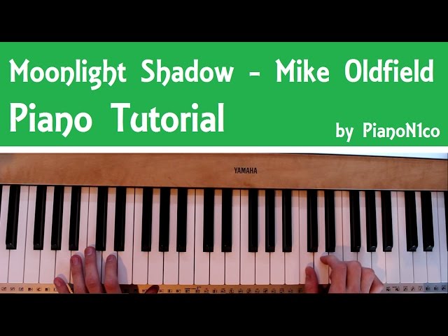 Moonlight Shadow by Mike Oldfield | Piano Tutorial | How To Play | HD