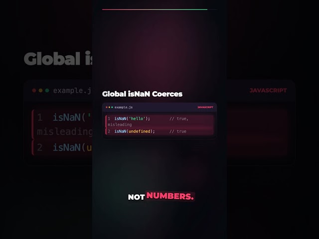 The Only JavaScript Value Not Equal to Itself