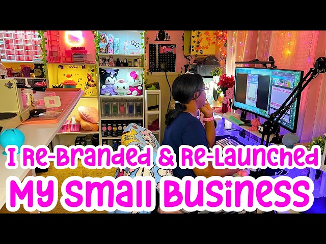 I Re-launched & Re-branded my Small Business | I made over 100 Handmade Stationery Products |Vlog#32
