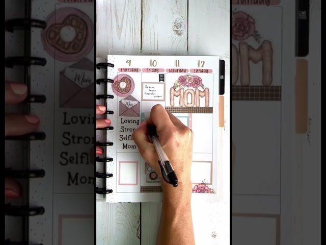 It’s Monday so it is time to set up my planner for the week!