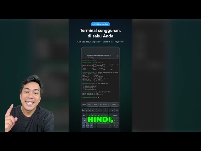 Dukungan Multi-Bahasa | Mobile Terminal - SSH Client
