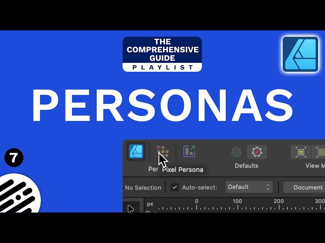 Affinity Designer Tutorial: Personas