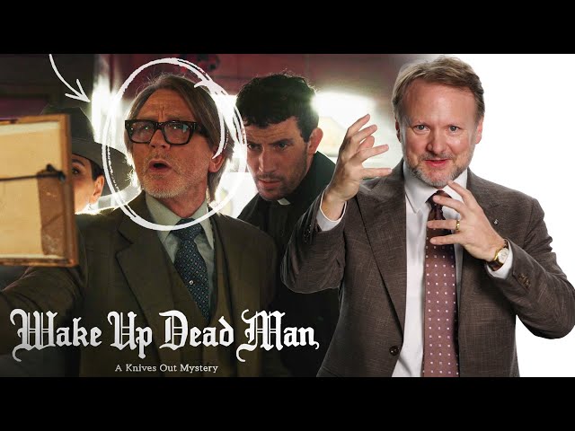 Rian Johnson Breaks Down a Scene From 'Wake Up Dead Man: A Knives Out Mystery' | Vanity Fair