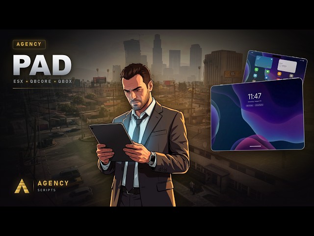 AGENCY-PAD | The Most Complete Tablet Script for FiveM (QBCore · ESX · QBox)