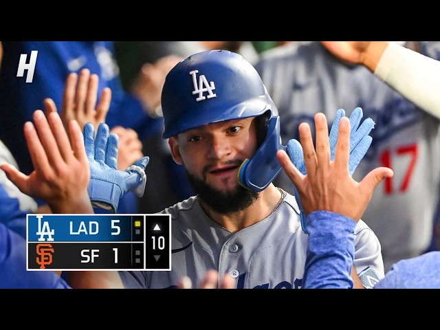 Andy Pages SMASHES a 3-Run Homer in the 10th to Give Dodgers the Lead! 🔥