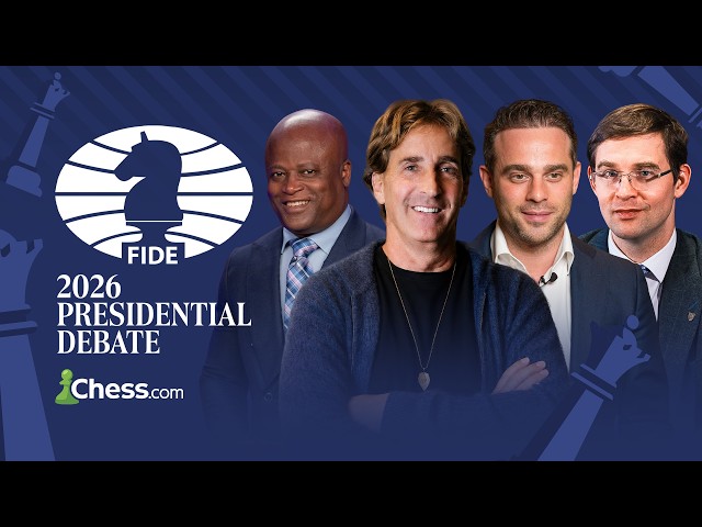 Chess.com Hosts First Ever FIDE Presidential Debate Moderated By GM Maurice Ashley ft. Community Q&A