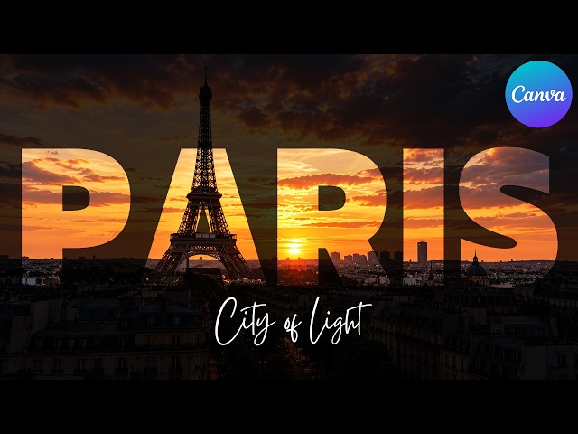 Text Mask Reveal Animation in Canva | Presentation Tutorial