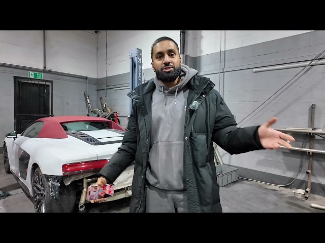 Audi R8 Exhaust Modification , Pre-Facelift to Facelift Conversion 🔧🔥