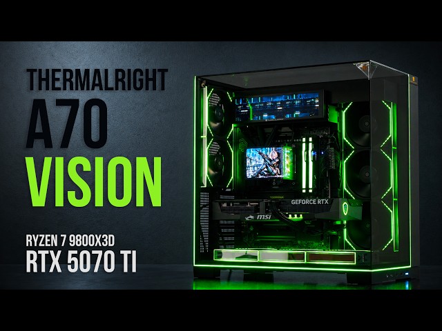 Thermalright A70 Vision PC Build | Levita Vision 360 + RTX 5070 Ti & 9800X3D