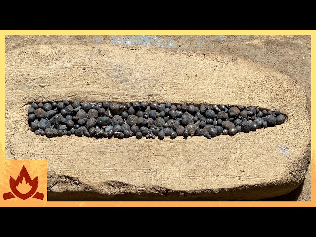 Primitive Technology: Iron Prill Welding Experiment