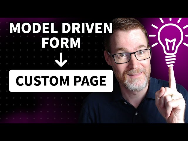 How to replace a model-driven form with a custom page 🚀