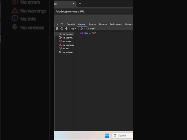 String vs Number in JavaScript 🤯 | Data Types Explained #shorts