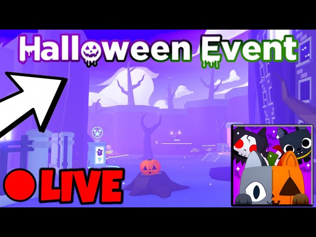 🔴PET SIMULATOR X 2022 HALLOWEEN UPDATE LIVE! (GIVEAWAYS!)🎃