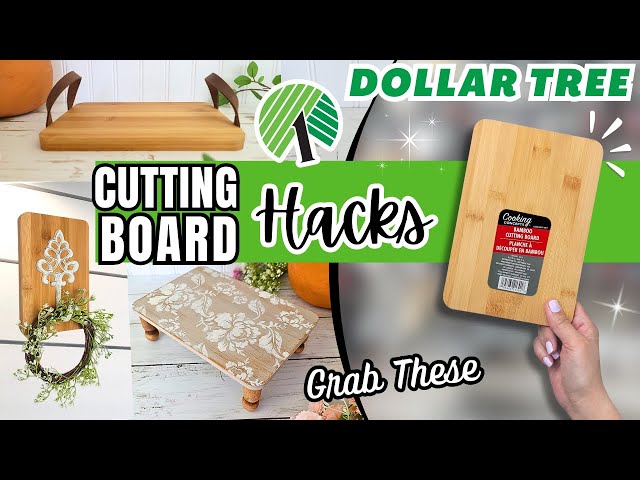 5 Brilliant DOLLAR TREE DIYS Using Bamboo Cutting Boards