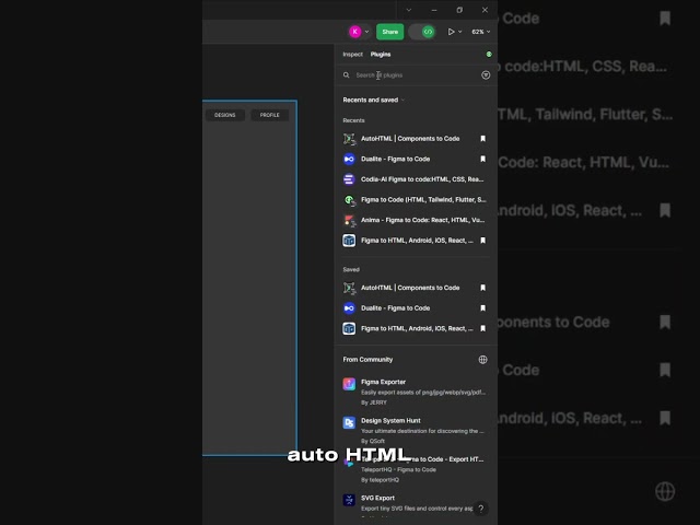 How to Convert Figma to HTML CSS JavaScript in 15 seconds💯😲