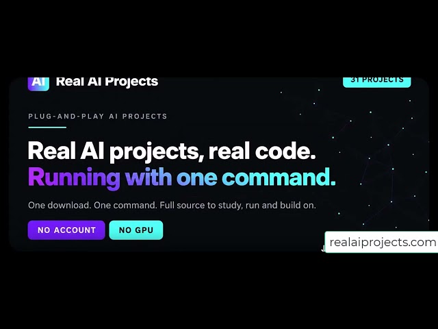 AI Projects with Source Code | Site Tour and How It Works