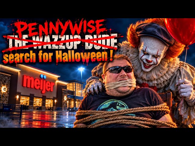Pennywise Dude takes over Meijer for Halloween