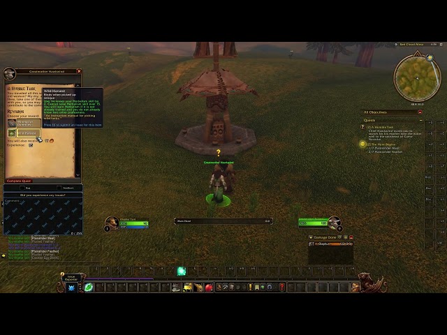 How to learn Herbalism early as a Tauren by completing a quest literally at the beginning at lvl 1