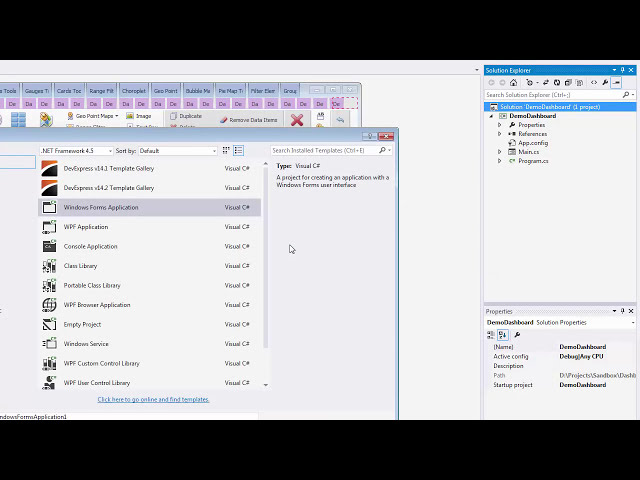 DevExpress Dashboards: Embedding for WinForms