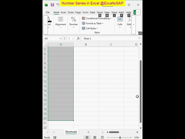 Fancy Number Series in Excel #excel #exceltips #exceltricks #exceltutorial #excelformula