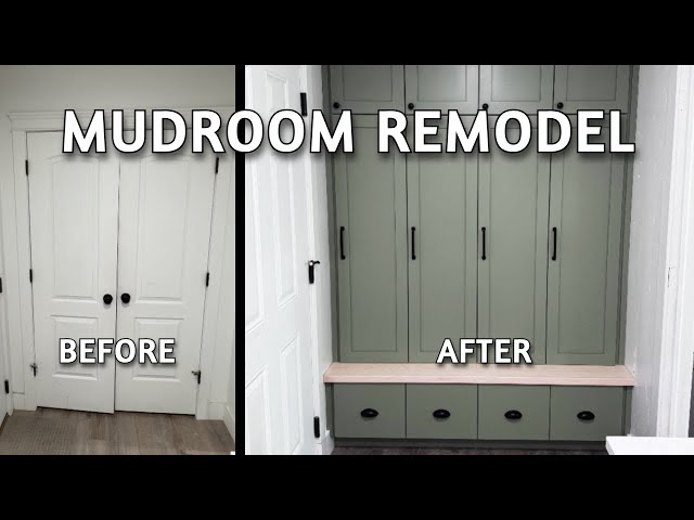 How to Remodel a Mudroom Closet