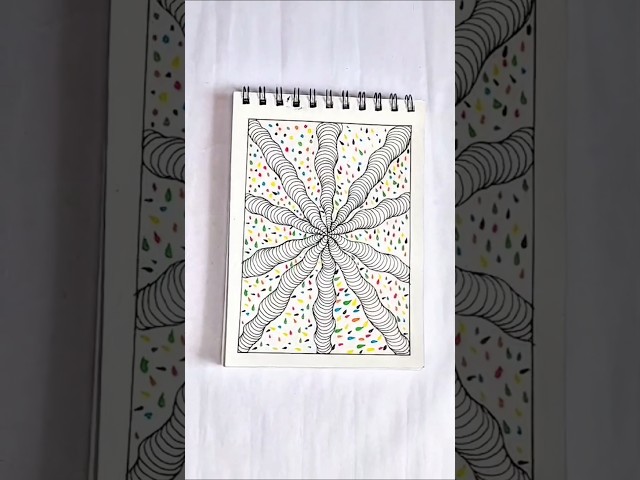 Day 201 - Doodle Art Tutorial Drawing Easy #doodle #zentangle #easy #art #trending #viral#shortvideo