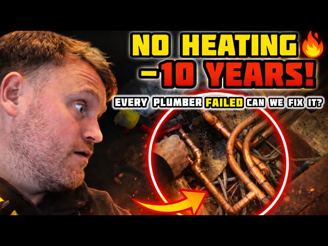 No Heating For 10 years!! Every Plumber Failed - Can we fix it?