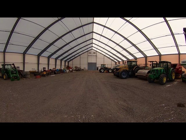 360 Tour of Tension Fabric Storage Building