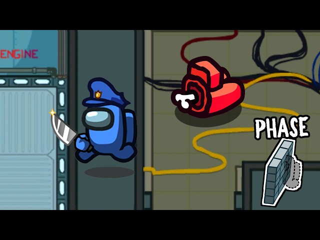 I Added A PHASER Role To Among Us...