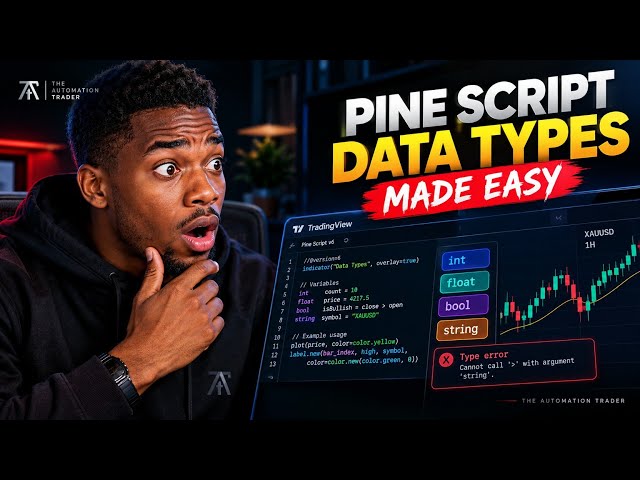 Pine Script Data Types Explained for Beginners | TradingView Coding@AutoTopnl 