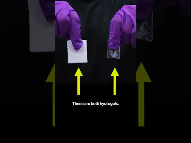 Adding air to hydrogels